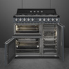 Smeg - Kuchnia wolnost., 90cm, Victoria, nieb. Victoria TR93GR Niebieskoszary.