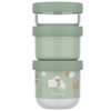 Pojemnik na przekąski piętrowalny Mio 3-częściowy Little farm 108034065399