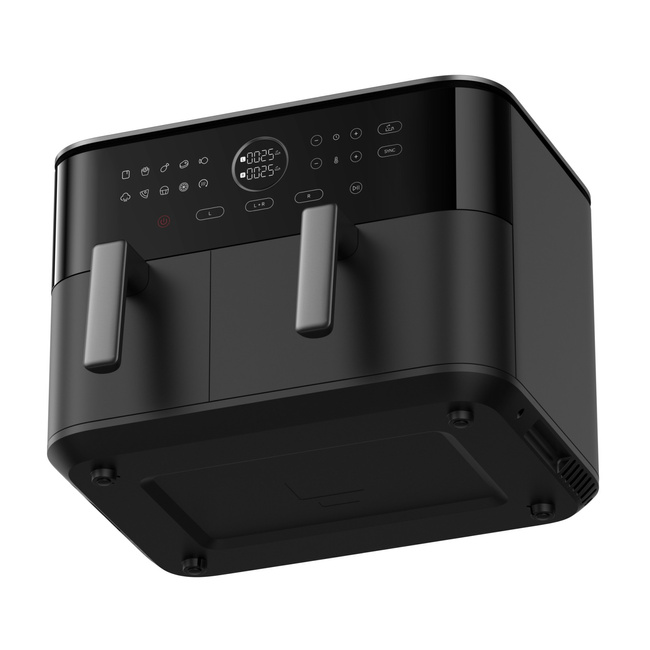 Xiaomi Dual Zone Air Fryer 10L Czarna Frytkownica 2700W 3.5L+6.5L Podwójna Strefa Smażenia