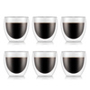 Szklanki z podwójną ścianką 6 szt. Pavina 80 ml transparent