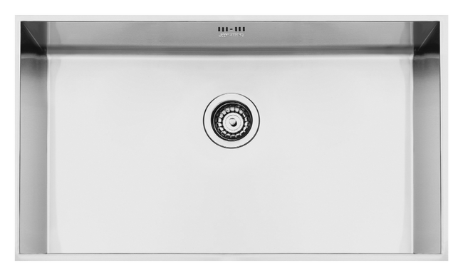 Smeg - Zlewozmywak ze stali nierdzewnej Linea Vstq72-2 Stal nierdzewna