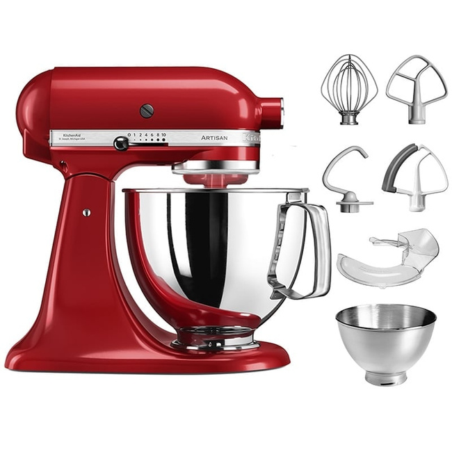 Mikser planetarny Artisan 5/175 KITCHENAID 5KSM175PSEER Czerwony