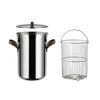 Garnek do szparagów Alessi Edo PU309 z koszem, stal nierdzewna, 4 l