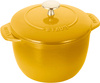 Garnek żeliwny Staub La Cocotte okrągły 16 cm, 1,75 l, cytrynowy