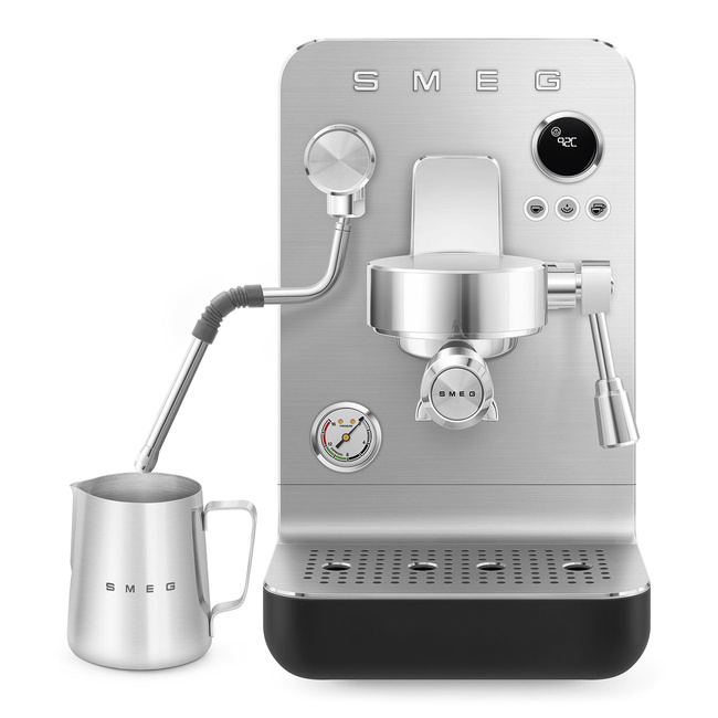 Smeg - Ekspres do kawy, kolbowy Emc02blmeu Ekspresy do kawy, kolbowe, Minipro