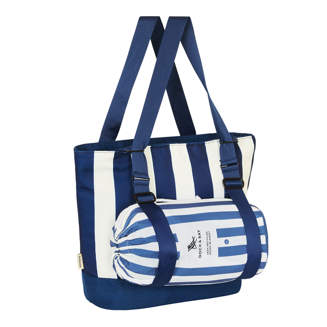 Torba termiczna Dock & Bay Whitsunday Blue, noszona w ręku lub jak plecak
