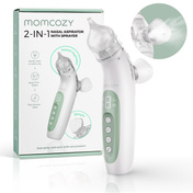 Aspirator do nosa dla dzieci Momcozy BN07, elektryczny 2 w 1 z mgiełką, 65 kPa