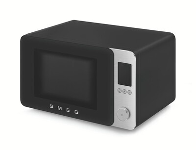 Smeg - Kuchenka mikrofalowa SDA Collezione - czarny mat