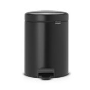 Kosz na śmieci pedałowy Newicon 5l mat black - Brabantia