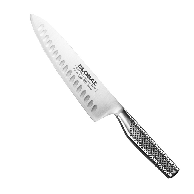 Europejski Żłobiony Nóż Szefa Kuchni 20,5 cm - Glob - Optymalny Do Cięcia I Krojenia
