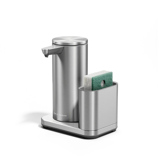 Automatyczny dozownik do mydła Simplehuman ST1086 z organizerem, 266 ml, stal szczotkowana