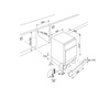 UNIVERSAL Zamrażarka do zabudowy 82 cm 95 l 3 szuflady E prawy zawias fast freeze