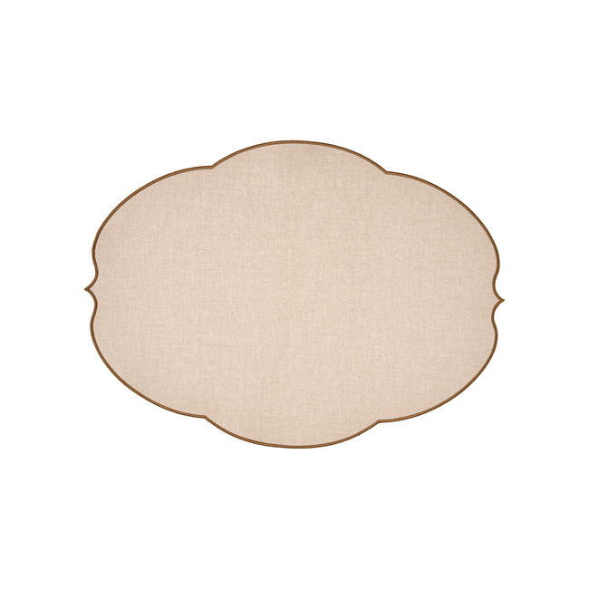 Podkładka pod talerz kwiat Guzzini beżowa 28 cm