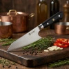 Dan Woo Nóż Kuchenny Bunka ze Stali DC53, Ostrze 15,5 cm