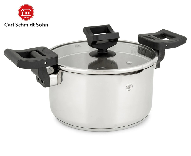 Garnek z pokrywą 24 cm 5 l Lift&Pour - Carl Schmidt Sohn