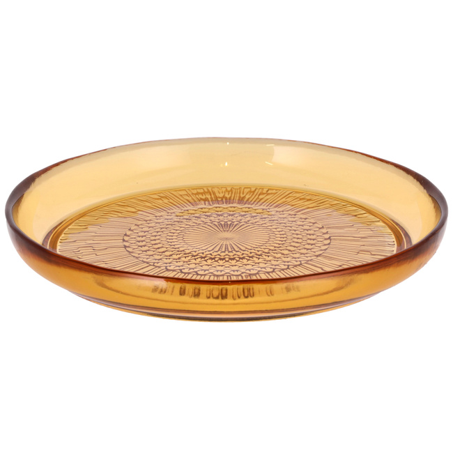 Talerz Kusintha 18 cm Amber - szkło - Kusintha - Bitz 