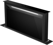 Smeg - Okap do zabudowy w blacie UNIVERSAL KDD90CNE2 Czarny