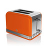 Retro toster na 2 kromki ST19010ON pomarańczowy - SWAN
