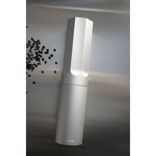 Młynek do pieprzu i soli Alessi KG01, naturalne aluminium, 21,7 cm