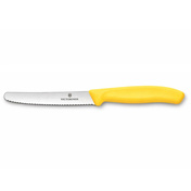 Nóż do warzyw Victorinox 6.7838.C1 z ząbkowanym ostrzem 11 cm, żółty
