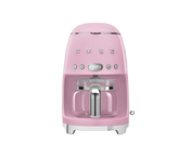 Smeg - Ekspres Przelewowy, Pastelowy Róż 50's Style Dcf02Pkeu Pastelowy Róż
