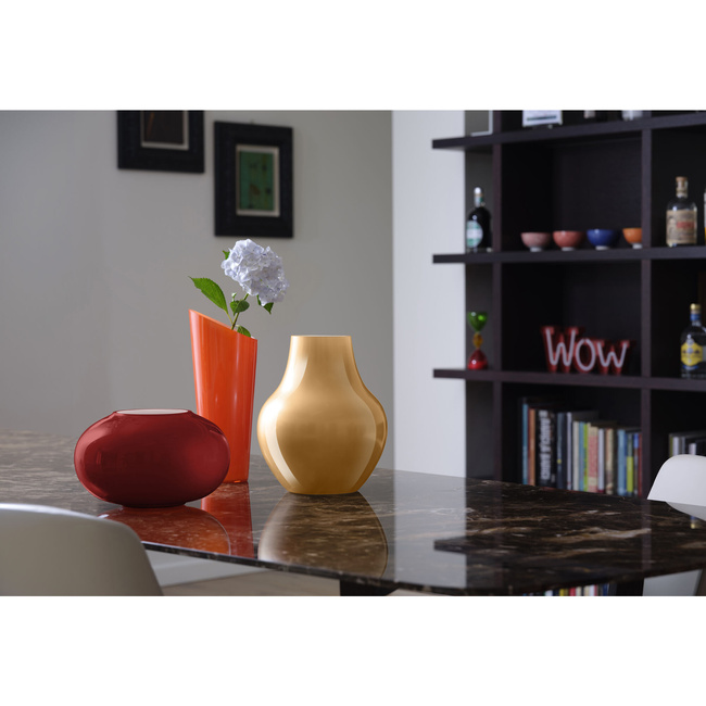 Wazon dmuchany H32 cm Koniakowo Biały Ivv