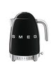 Smeg - Czajnik z regulacją temp., czarny 50's style KLF04BLEU czarny