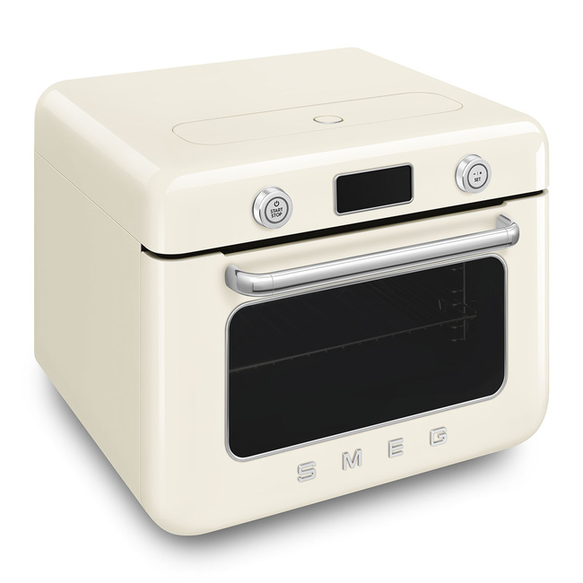 Smeg - Piekarnik nablatowy z funkcją pary (100%) COF01CREU 50's Style - kremowy