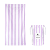 Ręcznik plażowy, Szybkoschnący - Lombok Lilac L 160x90cm - Dock & Bay
