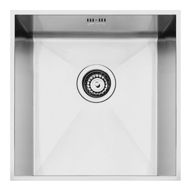 Smeg - Zlewozmywak Ze Stali Nierdzewnej Linea Vstq40-2 Stal Nierdzewna