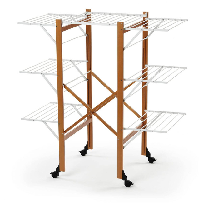 Arredamenti Aquilone Suszarka na pranie - 132 x 67 cm, Brązowy