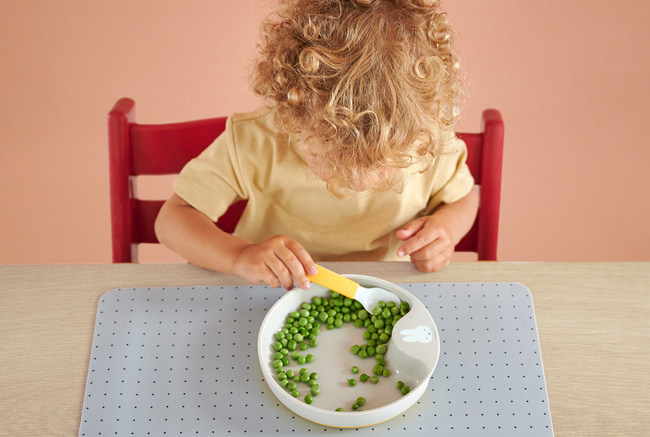 Zestaw obiadowy dziecięcy 3-szt. Mio Deep Pink - Mepal