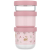 Pojemnik na przekąski piętrowalny Mio 3-częściowy Fairy & Garden 108034065406