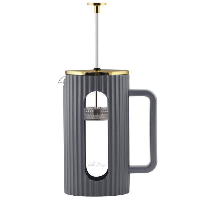 Zaparzacz do kawy i herbaty 1000 ml Livio Szary 1067