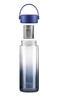 Butelki z podwójną ścianką i zaparzaczem Fuori 350 ml granatowa - Vialli Design