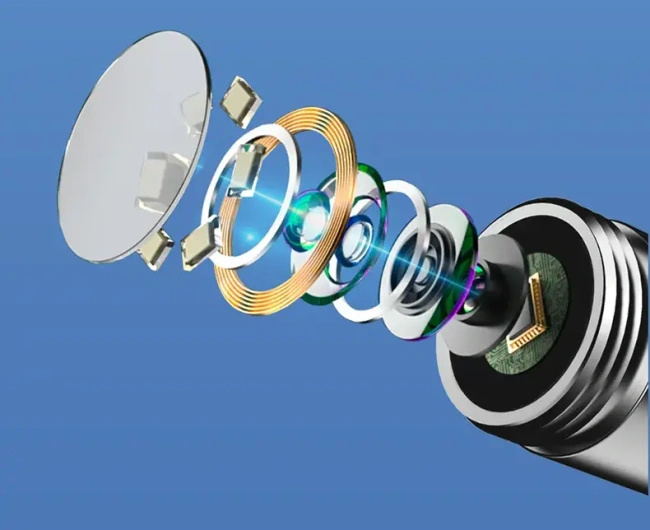 Otoskop z kamerą Bebird R1 do czyszczenia uszu, 1080p, biały
