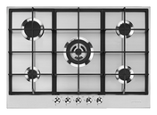 Smeg - Płyta kuchenna Classica Px375 Stal Nierdzewna (Chromowane Pokrętła)