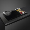 Smeg - Płyta indukcyjna, 90cm, Linea, Black linea Sim1964D czarne szkło.
