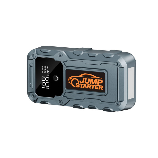 Extralink Jump 34 Jump Starter | Powerbank rozruchowy do odpalania samochodu | 3x LED, latarka, wyświetlacz LCD