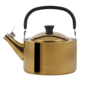 Czajnik 1,5L z Gwizdkiem Diamante Złoty Polerowany 29187 - Vialli Design