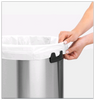 Kosz na śmieci Brabantia Touch Bin 60 l, stal matowa, z szerokim otworem