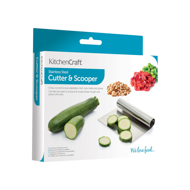 Kitchencraft nóż do ciasta skrobka ze stali nierdzewnej