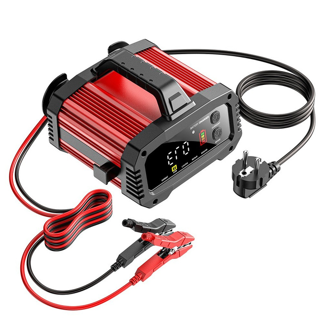 Extralink | Inteligentny prostownik samochodowy z trybem napraw Agm | 12V, 24V, 25A