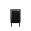 Kosz na śmieci Brabantia Bo Hi 7 l Matt Black na nóżkach