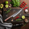 Nóż Suncraft SENZO UNIVERSAL Gyuto 180 mm ze Stali Damasceńskiej VG-10