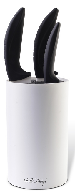 Stojak do noży Bianco Biały - Vialli Design