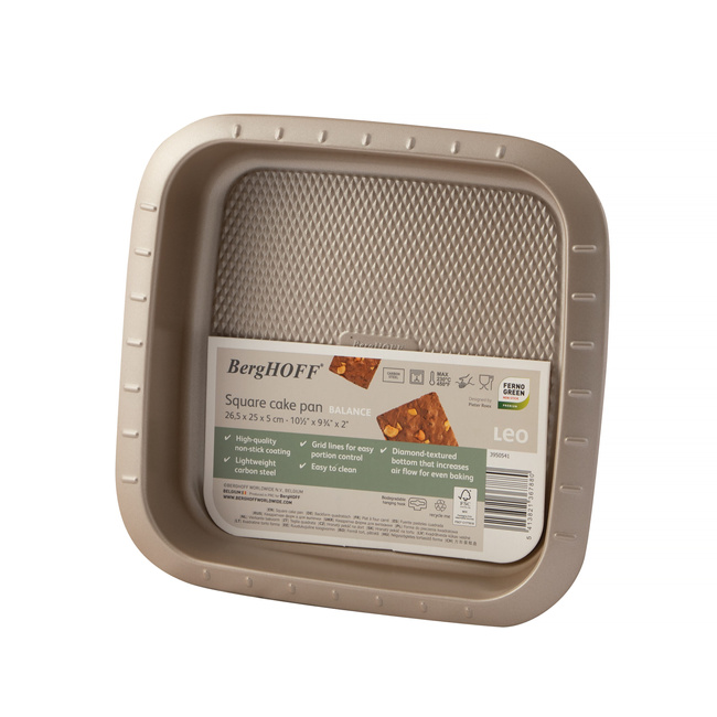 Kwadratowa forma do pieczenia Balance 22x22x5 cm - Berghoff