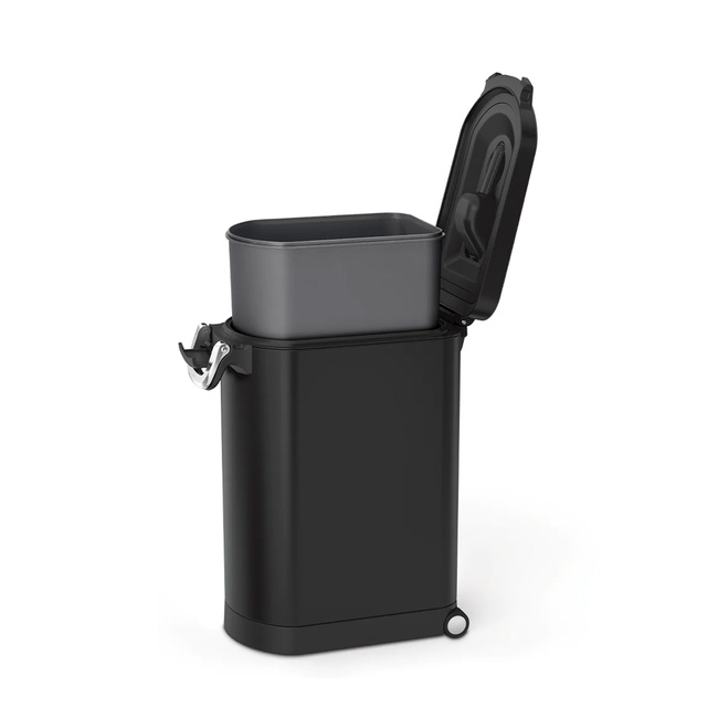 Pojemnik na karmę dla zwierząt 30 l - matowa czerń - Simplehuman