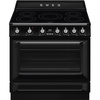 Smeg - Kuchnia wolnostojąca z płytą indukcyjną Victoria Tr90ImBl Czarny.