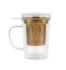 Szklanka z podwójną ścianką z zaparzaczem Amo 300 ml - Vialli Design